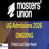 Masters’ Union UG Admissions 2026 Underway; Round 1 Applications Close on December 5